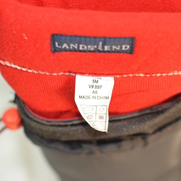 Lands End Mens Rain/Snow Boots with thermal liner.  Size Mens 5 - Picture 5 of 7